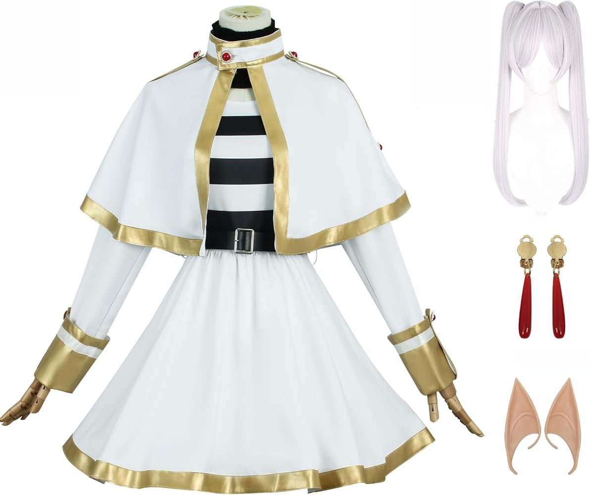 Amazon.co.jp: [SCLYX] 葬送のフリーレン コスプレ衣装 ウィッグ付