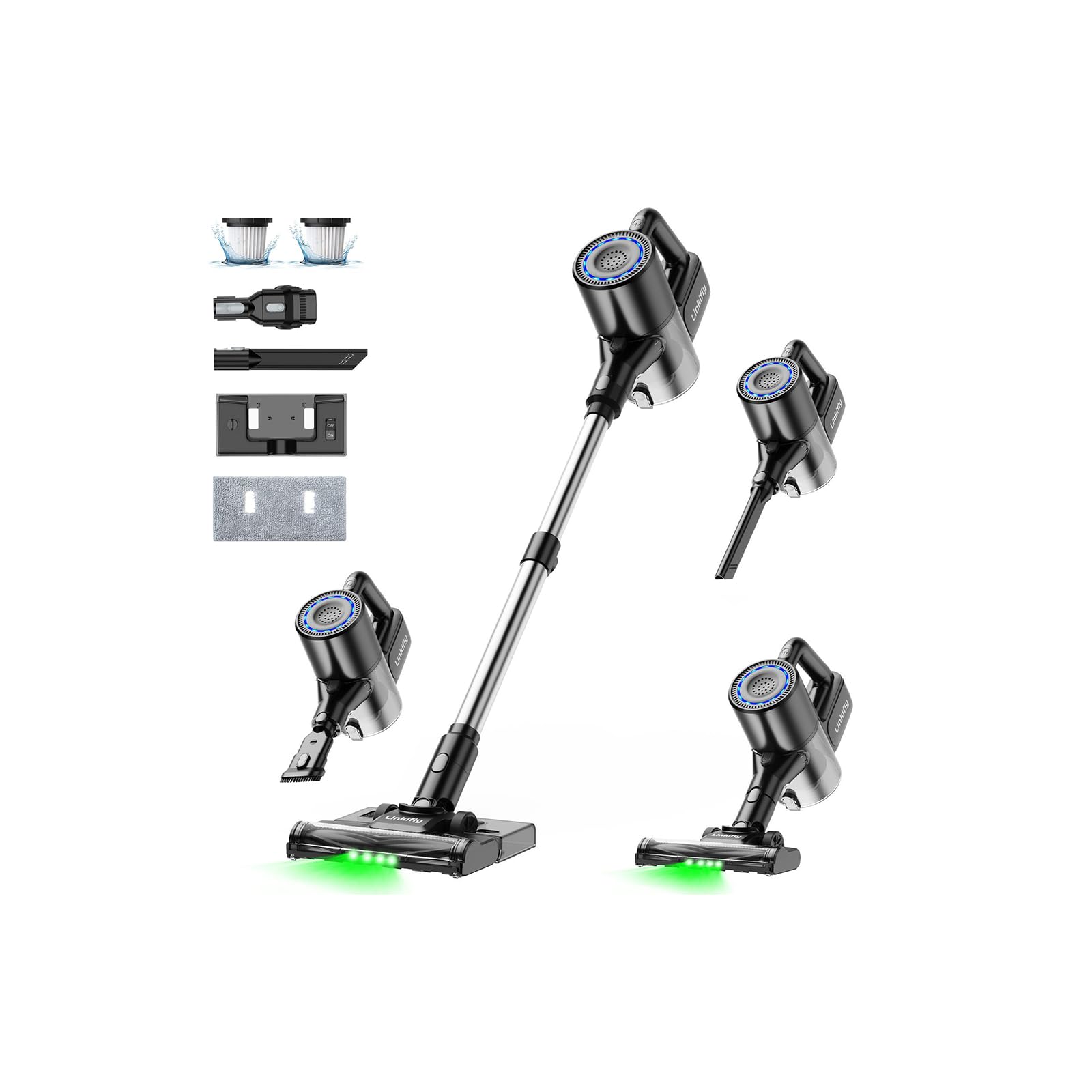 Amazon.co.jp: 掃除機 コードレス【2025最新型!50000pa超強力吸引＆水