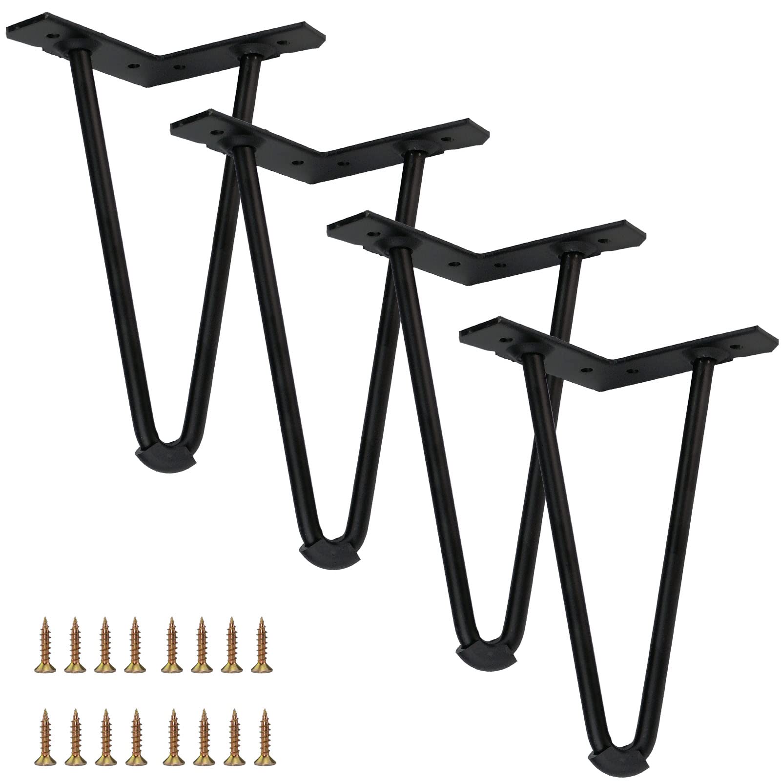 Amazon.co.jp: 7Akiranoai 4本セット 20CM テーブル脚 20cm 鉄脚