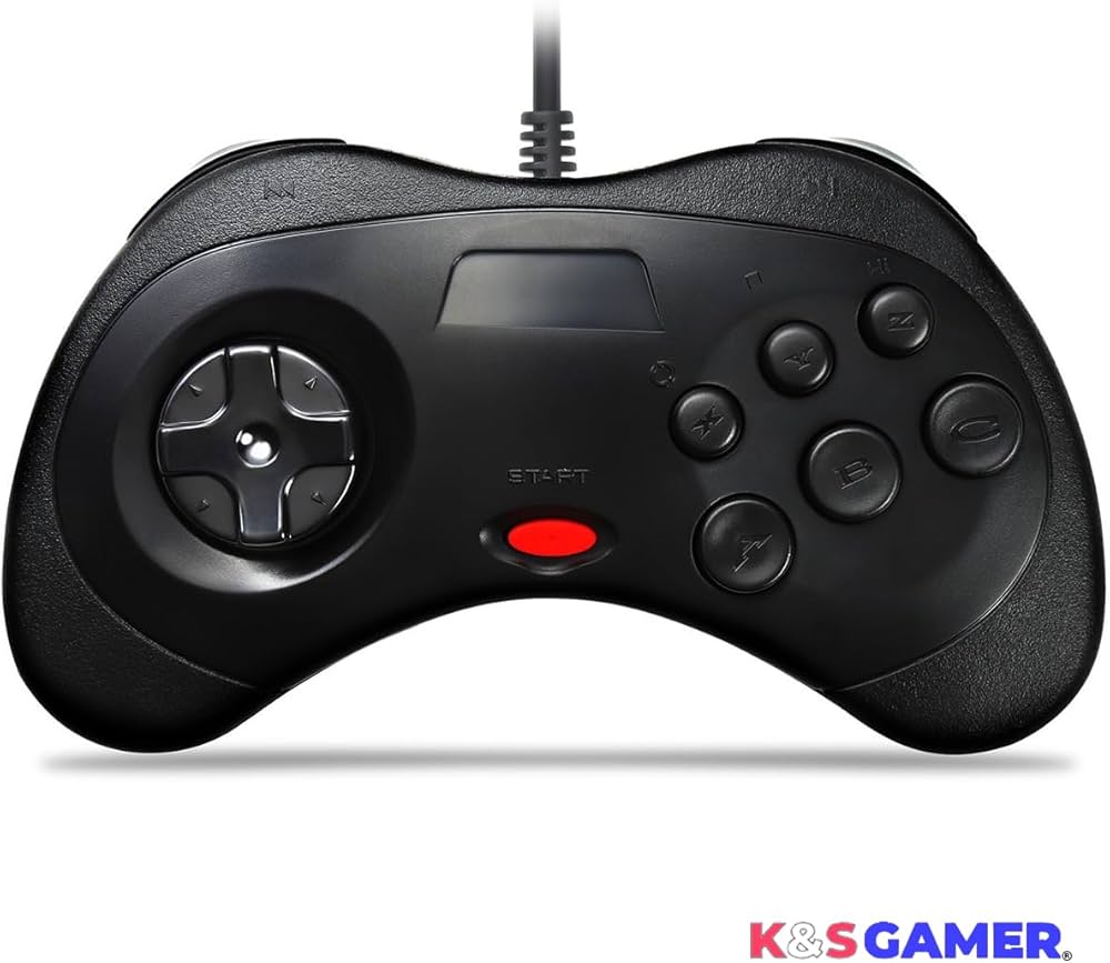 Amazon.co.jp: K&SGAMER セガ サターン型 ゲームパッド USB