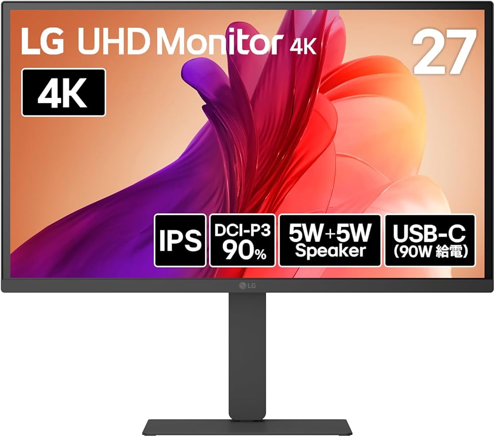 Amazon.co.jp: LG モニター ディスプレイ 27U730A-B 27インチ/4K(3840