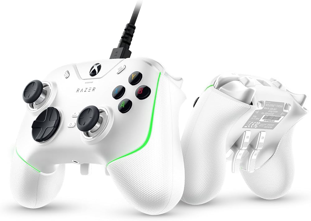 Amazon.com: Razer Wolverine V2 Chroma White USB Gamepad Analogue