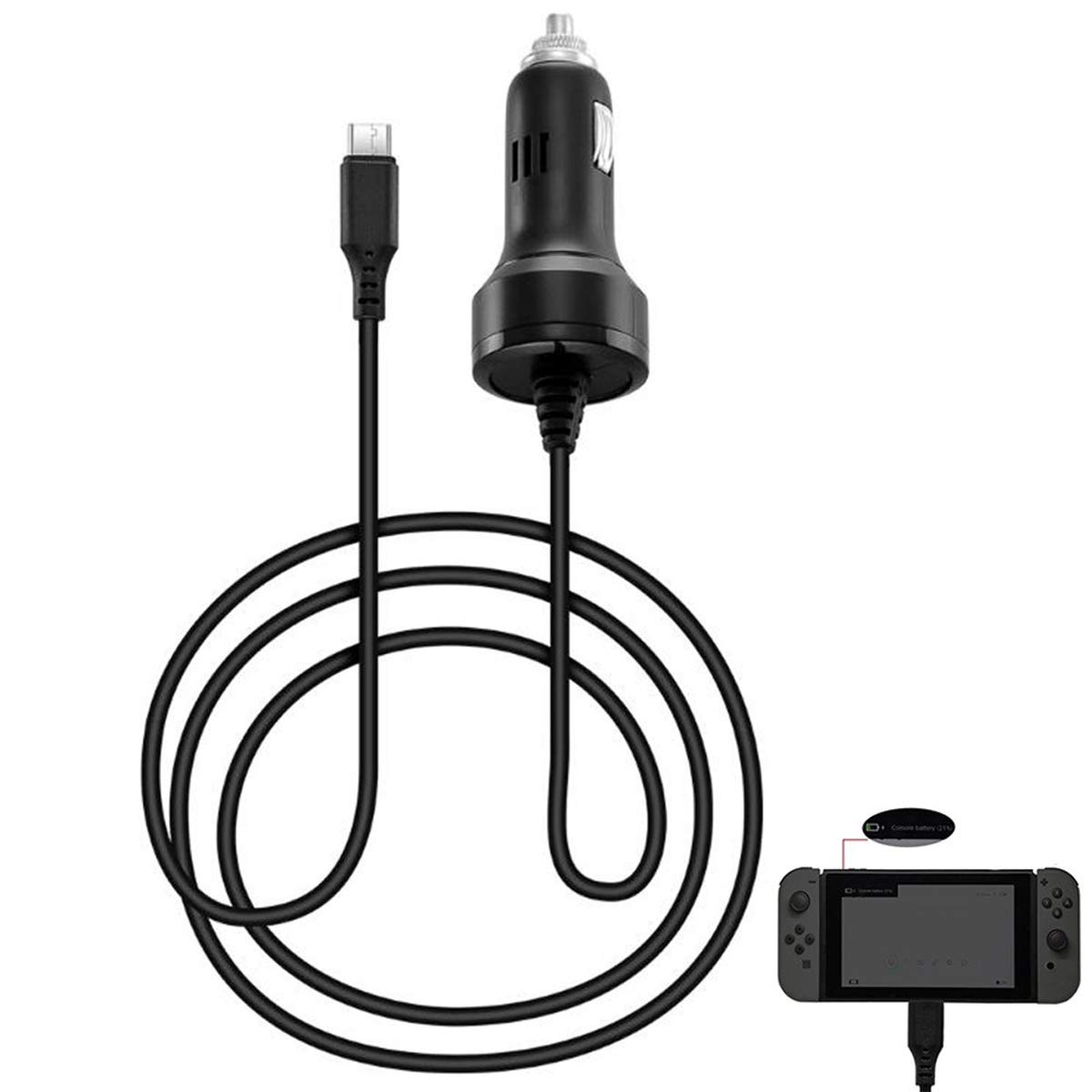 Amazon.co.jp: Nintendo Switch用 車載 充電器 カーチャージャー 5V