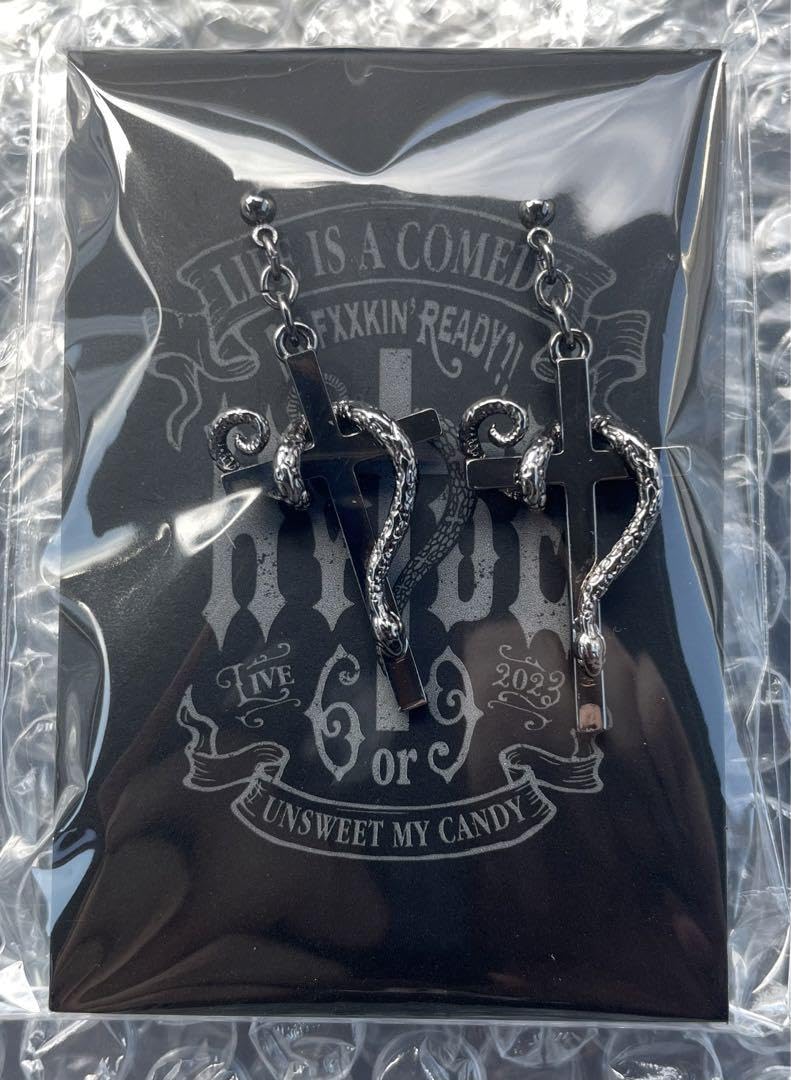 Amazon.co.jp: HYDE LIVE 2023 蛇十字ピアス snake pierce 蛇クロス