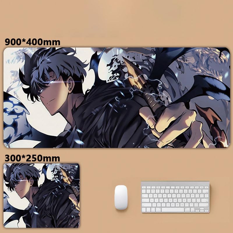 Amazon.co.jp：俺だけレベルアップな件 マウスパッド 大型 防水 グッズ