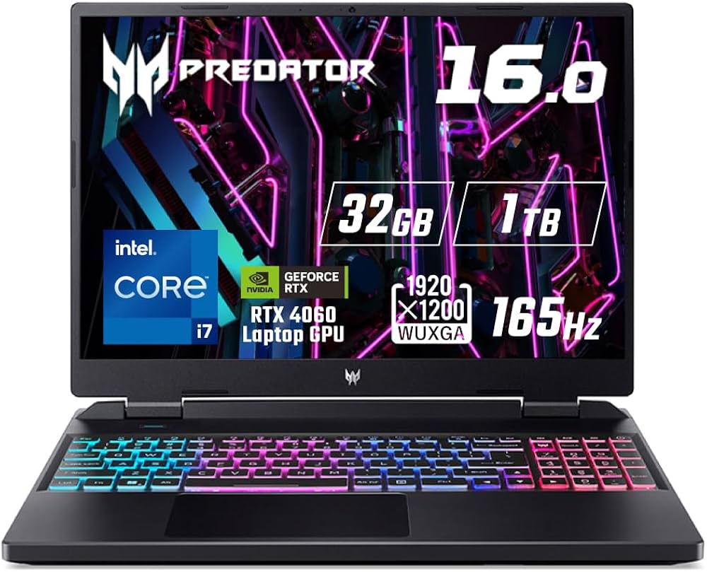 Amazon | Acer ゲーミングノートパソコン Predator Helios Neo 16