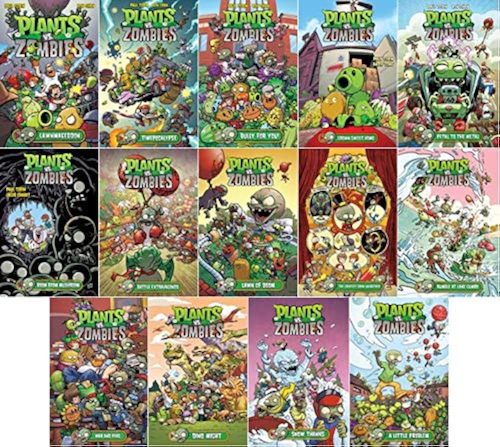 Plants vs Zombies Books Set, Volume 1-14: Paul Tobin, Ron Chan