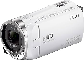 Amazon | SONY ビデオカメラ HDR-CX485 32GB 光学30倍 ホワイト