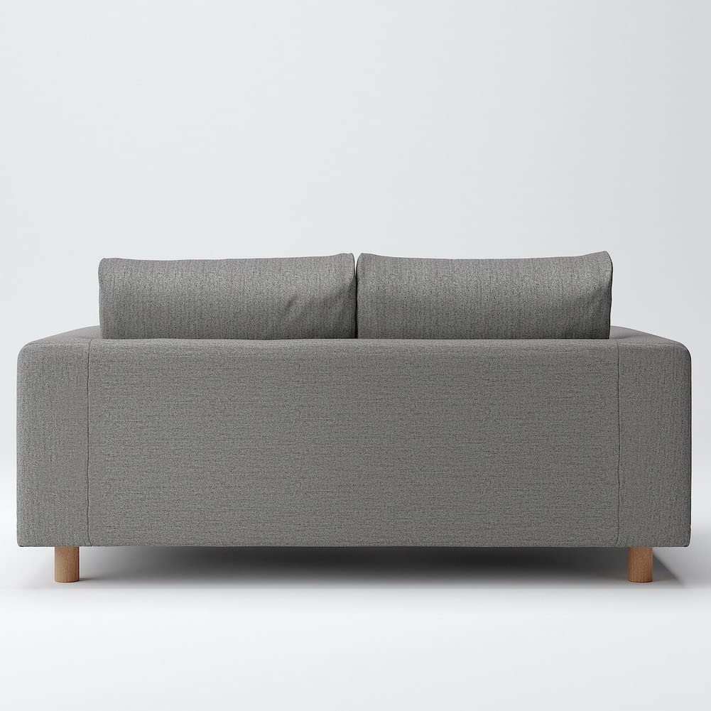 Amazon｜無印良品 カバー 杢グレー 綿帆布 ソファ本体 2シーター