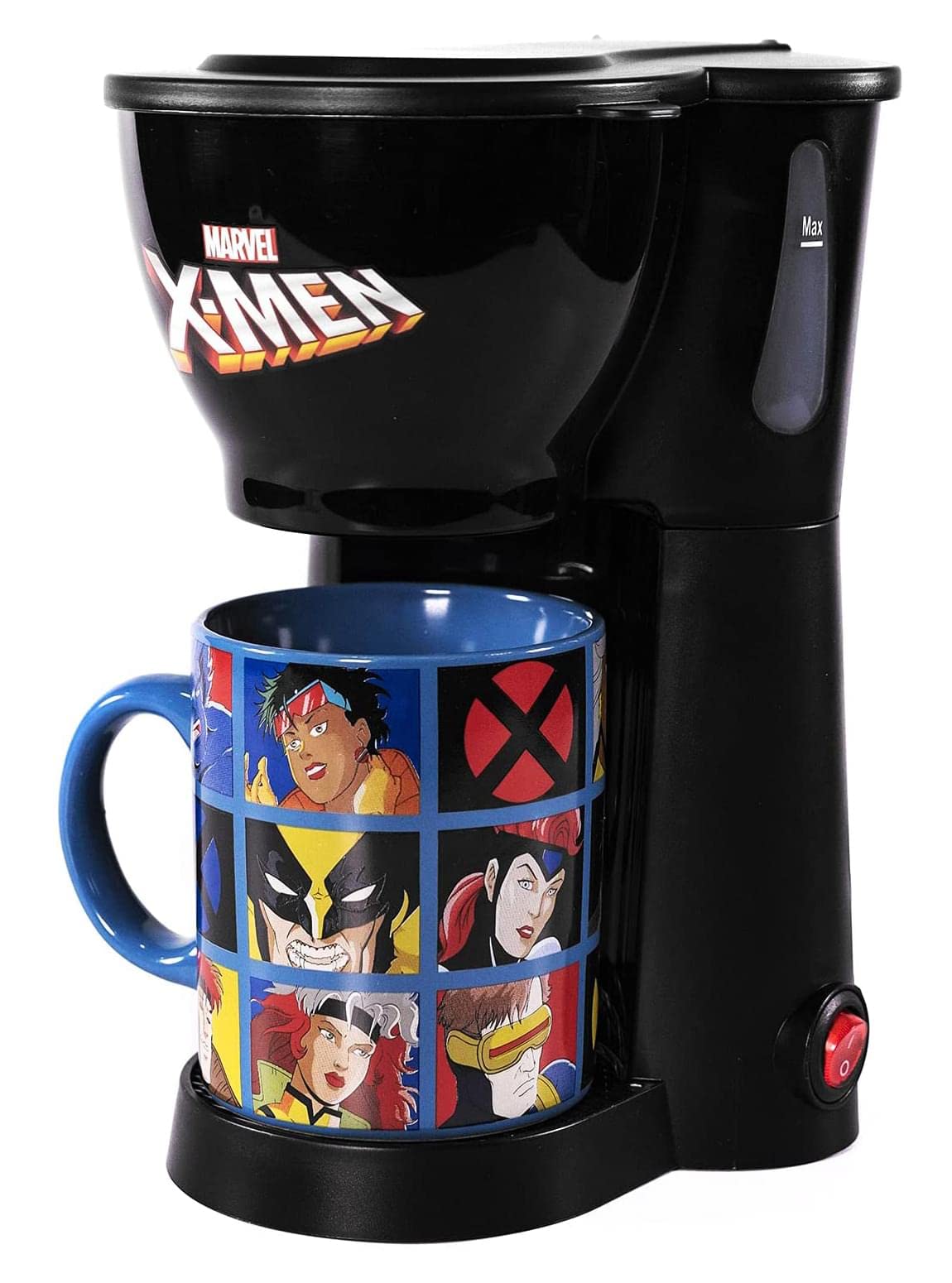 Uncanny Brands X-Men Single Cup Coffee Maker with Mug- Cup A Joe