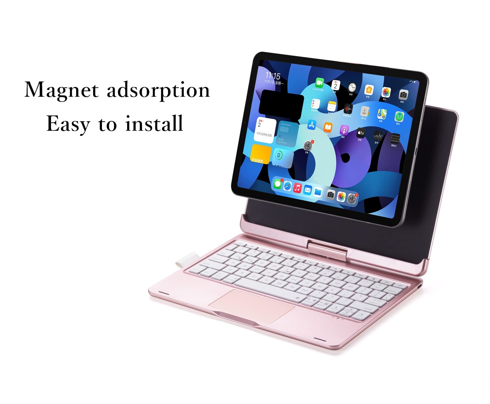 Amazon.com: YEEHi Magic Keyboard for iPad Air 5th/4th Gen & iPad