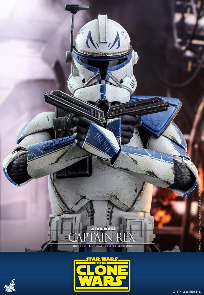 Amazon.com: Hot Toys Star Wars The Clone Wars TMS Captain Rex 1/6