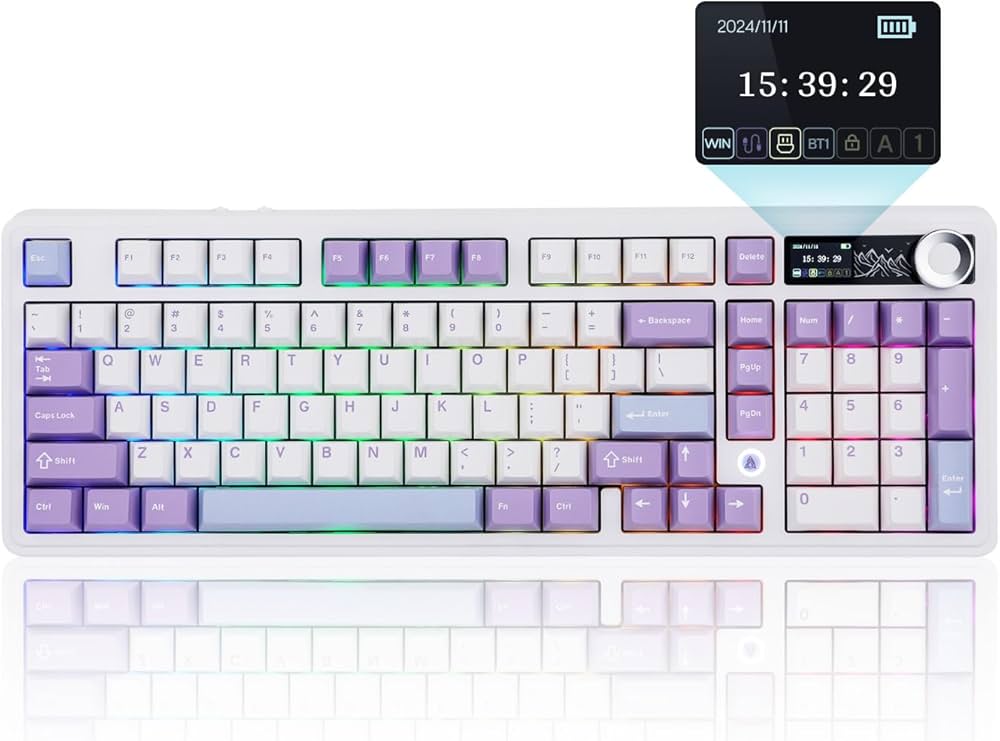 Amazon | MechLands AJAZZ AK980 98% メカニカルキーボード BT5.0/USB