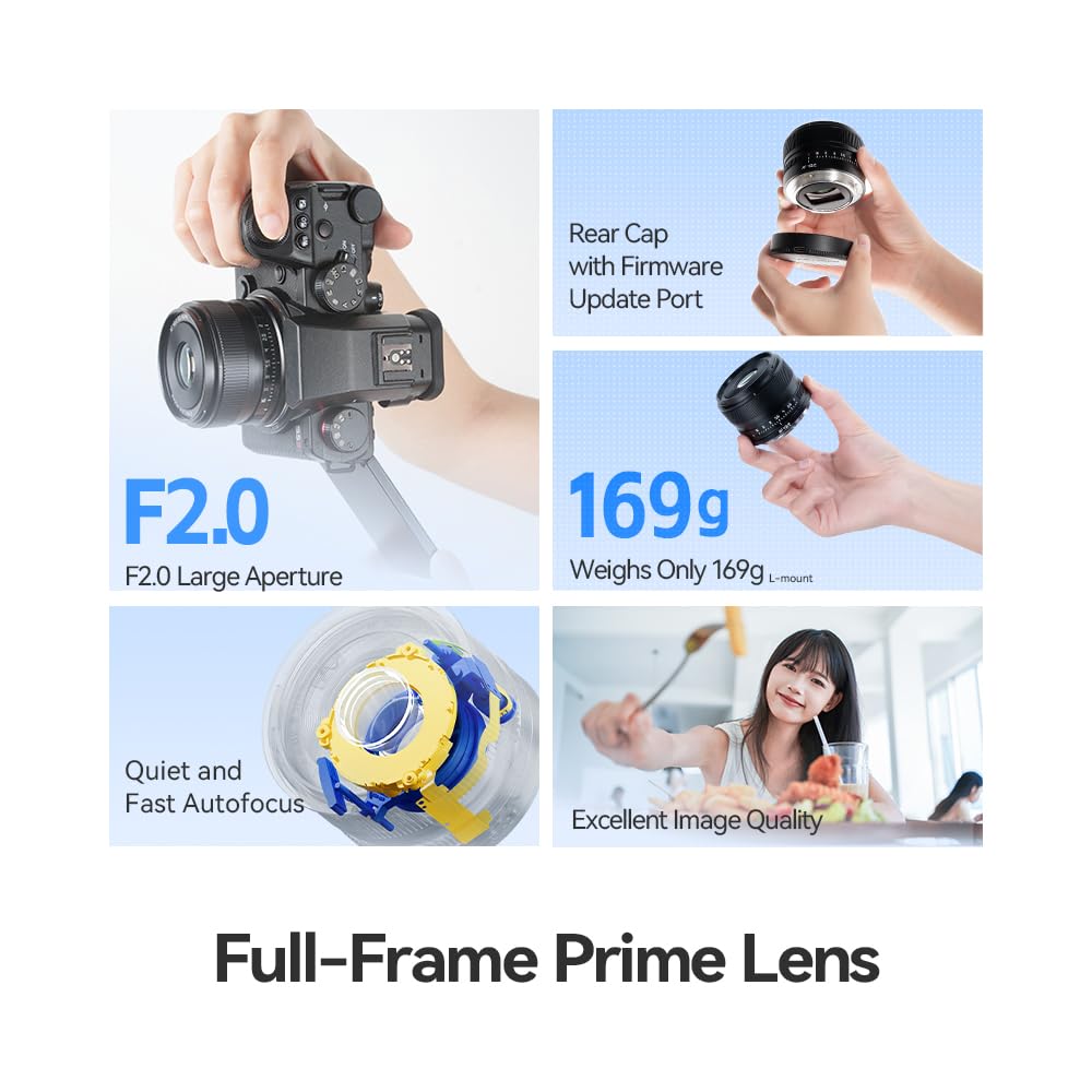 Amazon.com : TTArtisan 40mm F2 L, AF 40mm f/2 L Full Frame Auto