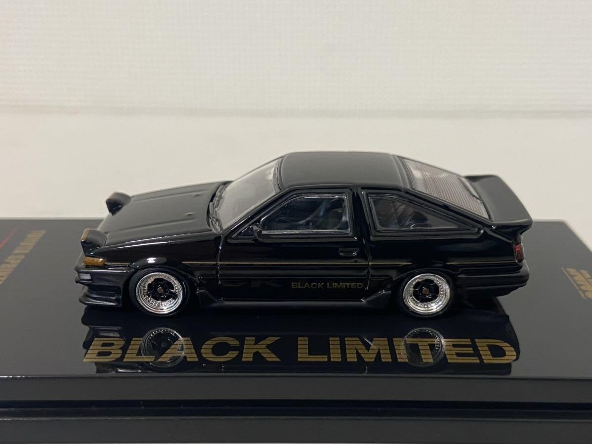 Amazon | イノモデル 1/64 ミニカー スプリンタートレノ AE86 ブラック
