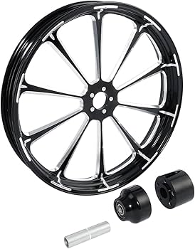 Amazon.co.jp: TCT-MOTORPARTS 21インチ 前輪リム ホイールハブ付き