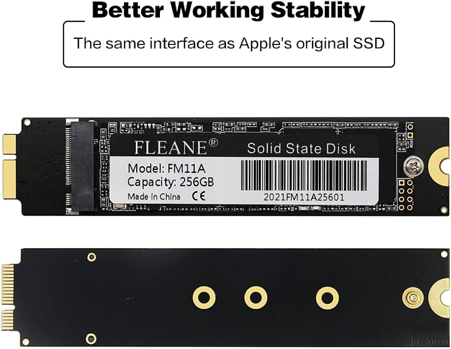 Amazon.com: FLEANE 256GB FM11A 3D TLC SSD for MacBook Air A1370