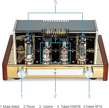 Amazon.co.jp: Yaqin MC-84L ステレオ真空管 プッシュプル統合アンプ