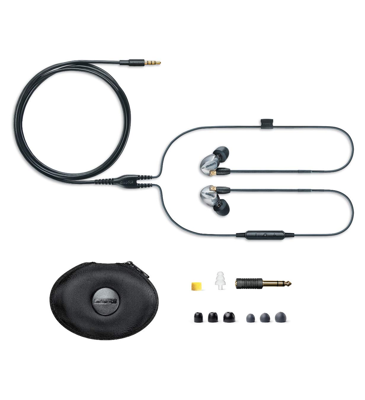 Amazon.co.jp: SHURE イヤホン UNIシリーズ SE425-V+UNI-A シルバー