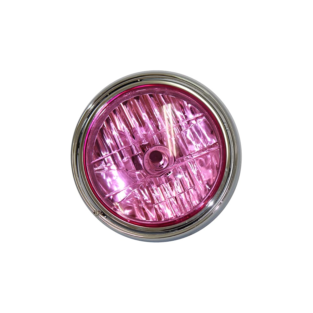 Amazon | カワサキ車用 φ180 マルチリフレクター ヘッドライト ピンク