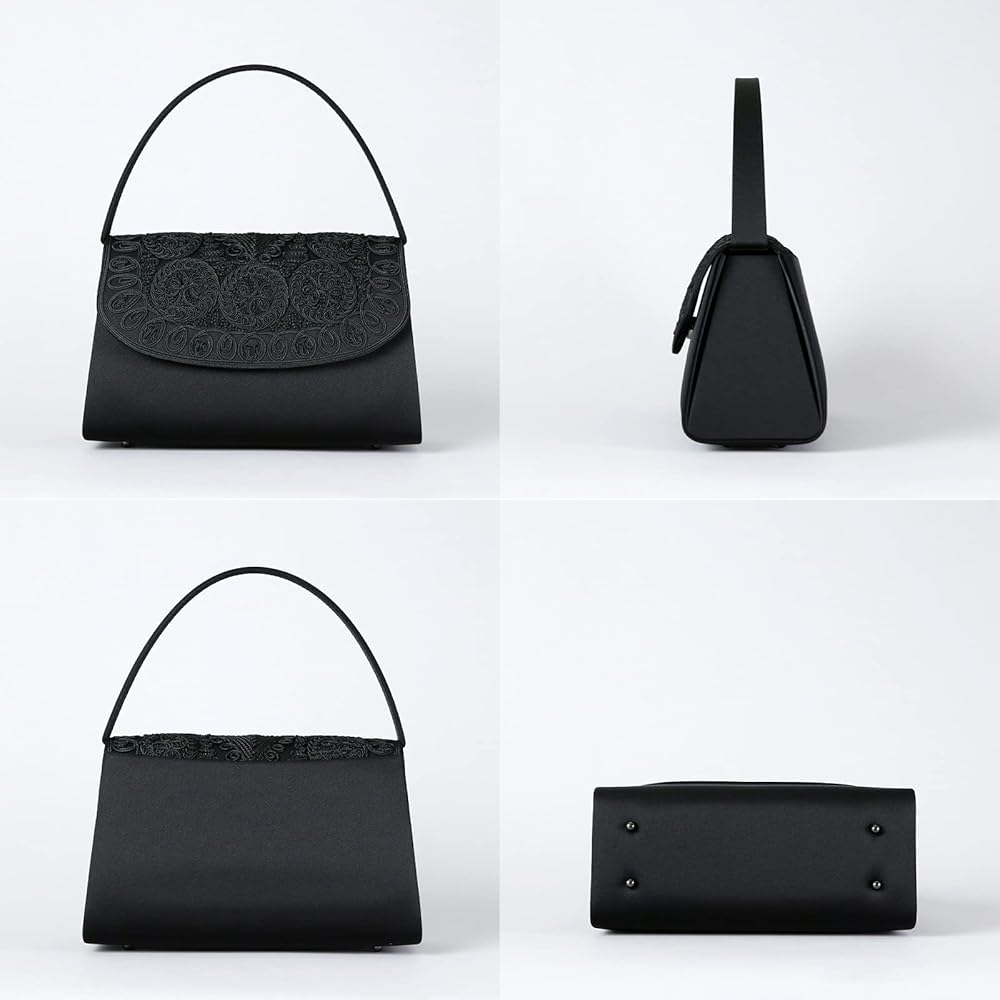 Amazon | [岩佐] [イワサ] コード刺繍被せフォーマルバッグ 8305