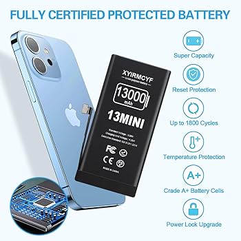 Amazon.com: XYIRMCYF 13000mAh Super Capacity Battery Compatible