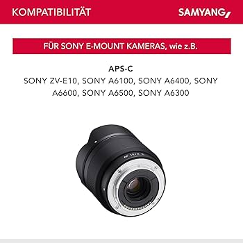 Amazon.com : Samyang AF 12mm F2.0 Autofocus Lens for Sony E