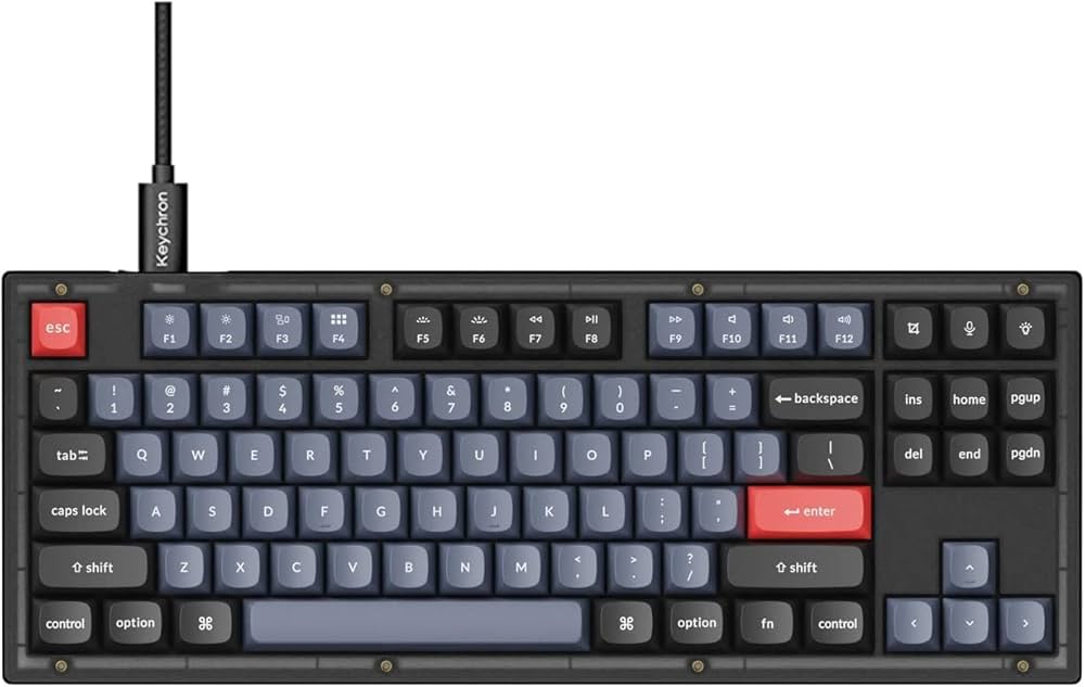 Amazon | Keychron V3 TKL 80%レイアウト カスタム有線メカニカル