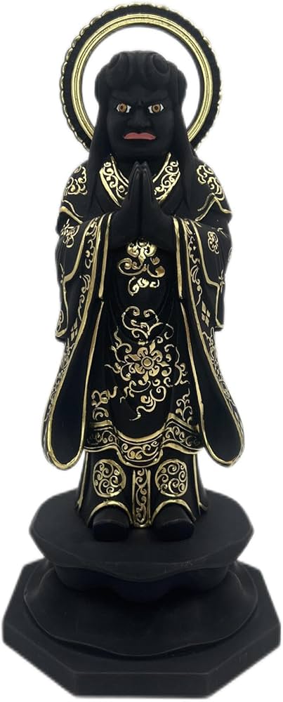 Amazon｜仏像 鬼子母神 鬼形像 立像 中山鬼子母神 桧木 訶梨帝母