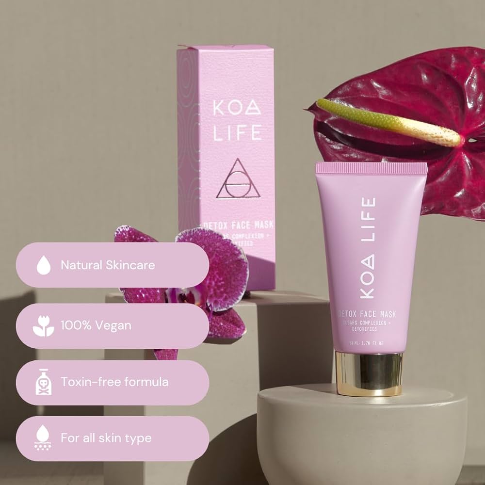 Amazon.com: KOA LIFE Detox Face Mask - Charcoal Mask Skincare
