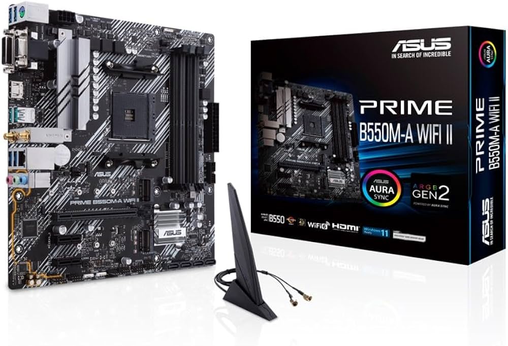 Amazon | ASUS PRIME B550M-A WIFI II AMD Ryzen 5000シリーズ AM4