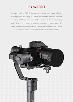 Amazon.co.jp: Zhiyun Crane V2 新型3軸手持ちジンバル 撮影安定