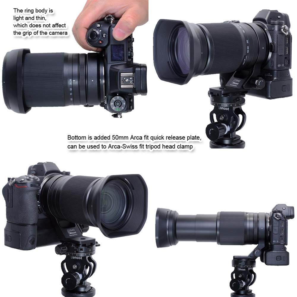 Amazon | iShoot レンズリング式三脚座、 Nikon Z 28-400mm F4-8 VR