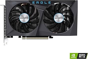 GIGABYTE GeForce RTX 3050 Eagle OC 8G Graphics Card, 2X WINDFORCE