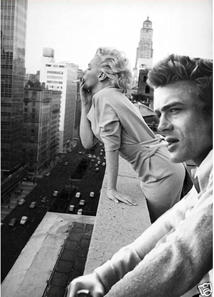 Amazon.co.jp: ジェームズディーンマリリンモンロー映画スターポスター