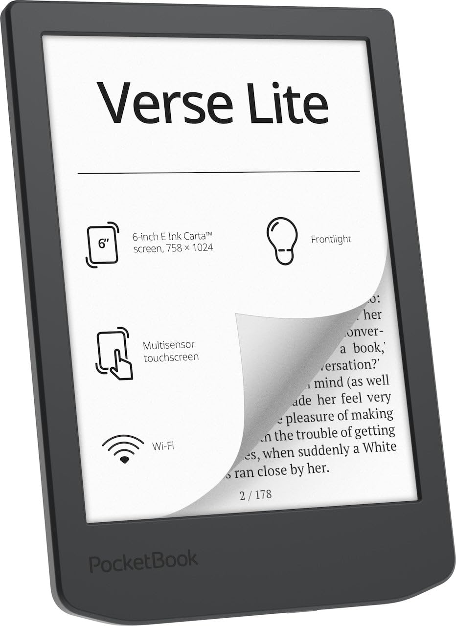 Amazon.co.jp: PocketBook Verse Lite – 6インチ E-Ink Carta タッチ