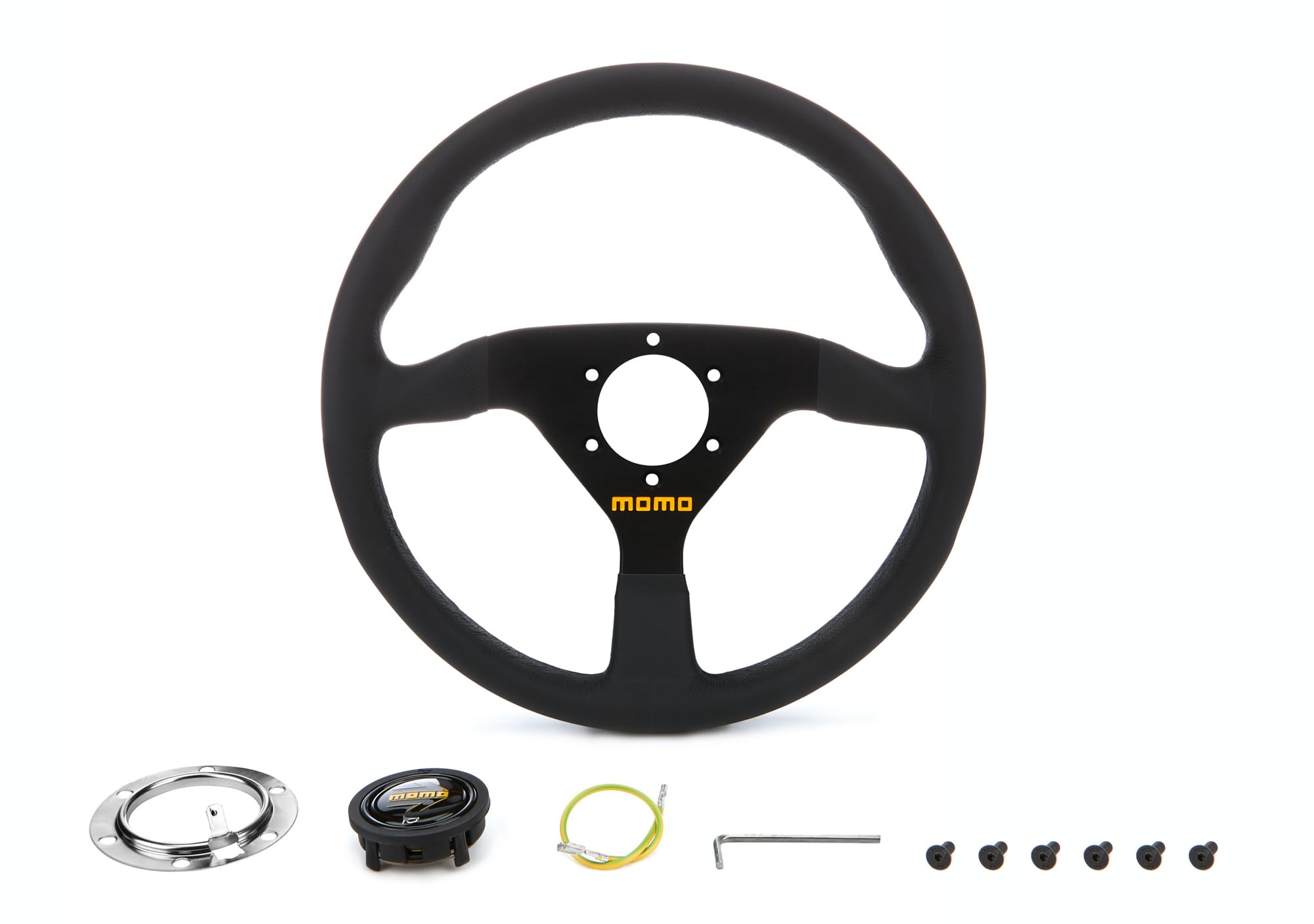 Amazon | MOMO Motorsport MOD.78 レザーレーシングハンドル – 320mm