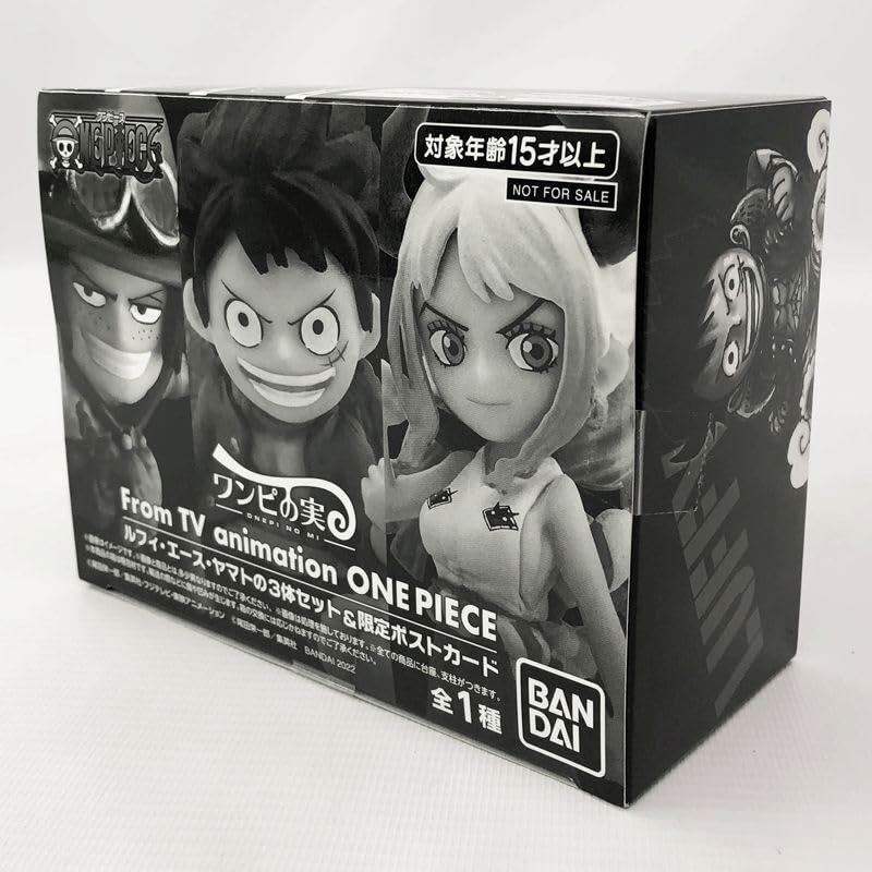 Amazon.co.jp: ワンピの実 ルフィ エース ヤマト 3体セット 限定ポスト