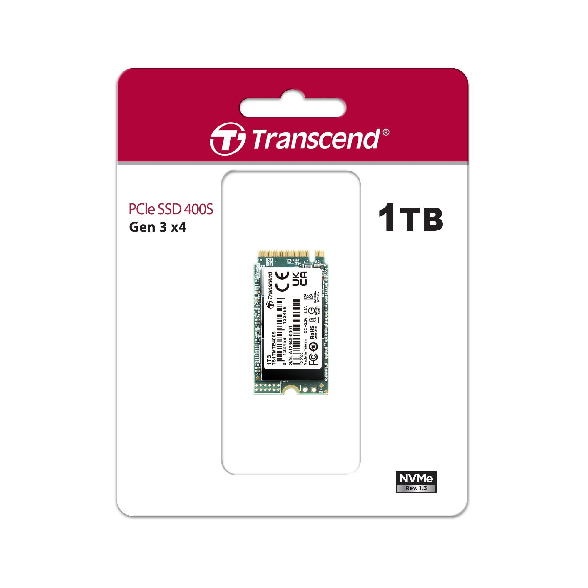 Amazon.com: Transcend 1TB MTE400S M.2 2242 PCIe Gen3x4 SSD