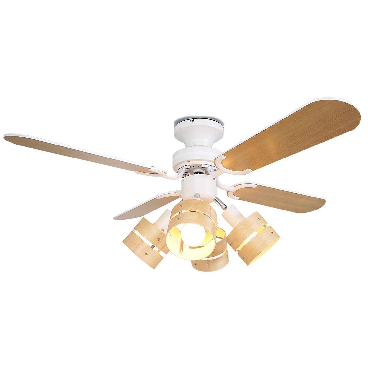 Amazon.co.jp : LOWYA ロウヤ 照明 シーリングファン シーリングライト