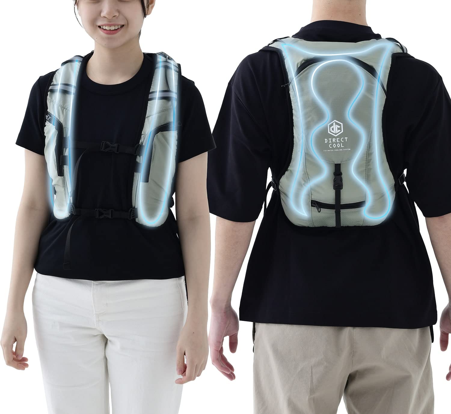 Amazon.co.jp: [山善] 冷水服 水冷服 DIRECTCOOL バッテリー付き