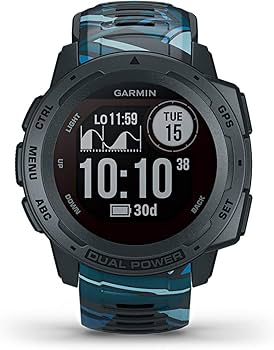 Amazon | ガーミン Instinct Dual Power Surf Edition Pipeline 小