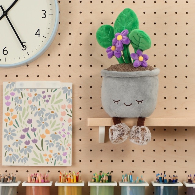 Amazon.com: Russ Greenhouse 12-Inch African Violet Plant Plush