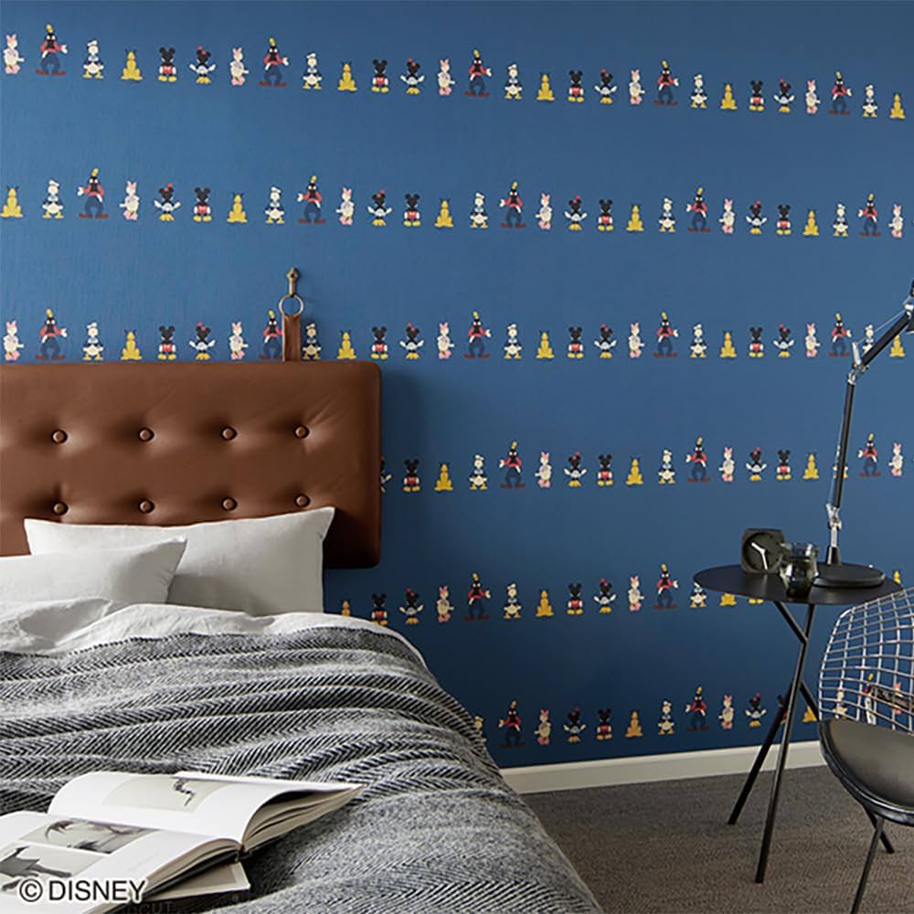 Amazon | 壁紙屋本舗 のりなし 壁紙 クロス ディズニー ミッキー