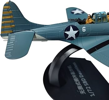 Amazon | 合金製 SBD ドーントレス 潜水爆撃機 航空機模型 1/72モデル