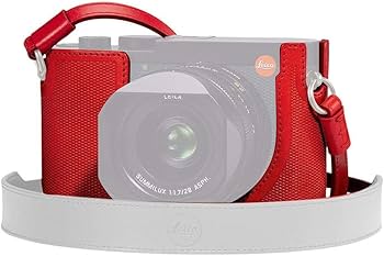 Amazon | ライカ Q2 キャリーストラップ (レッド) | Leica | カメラ