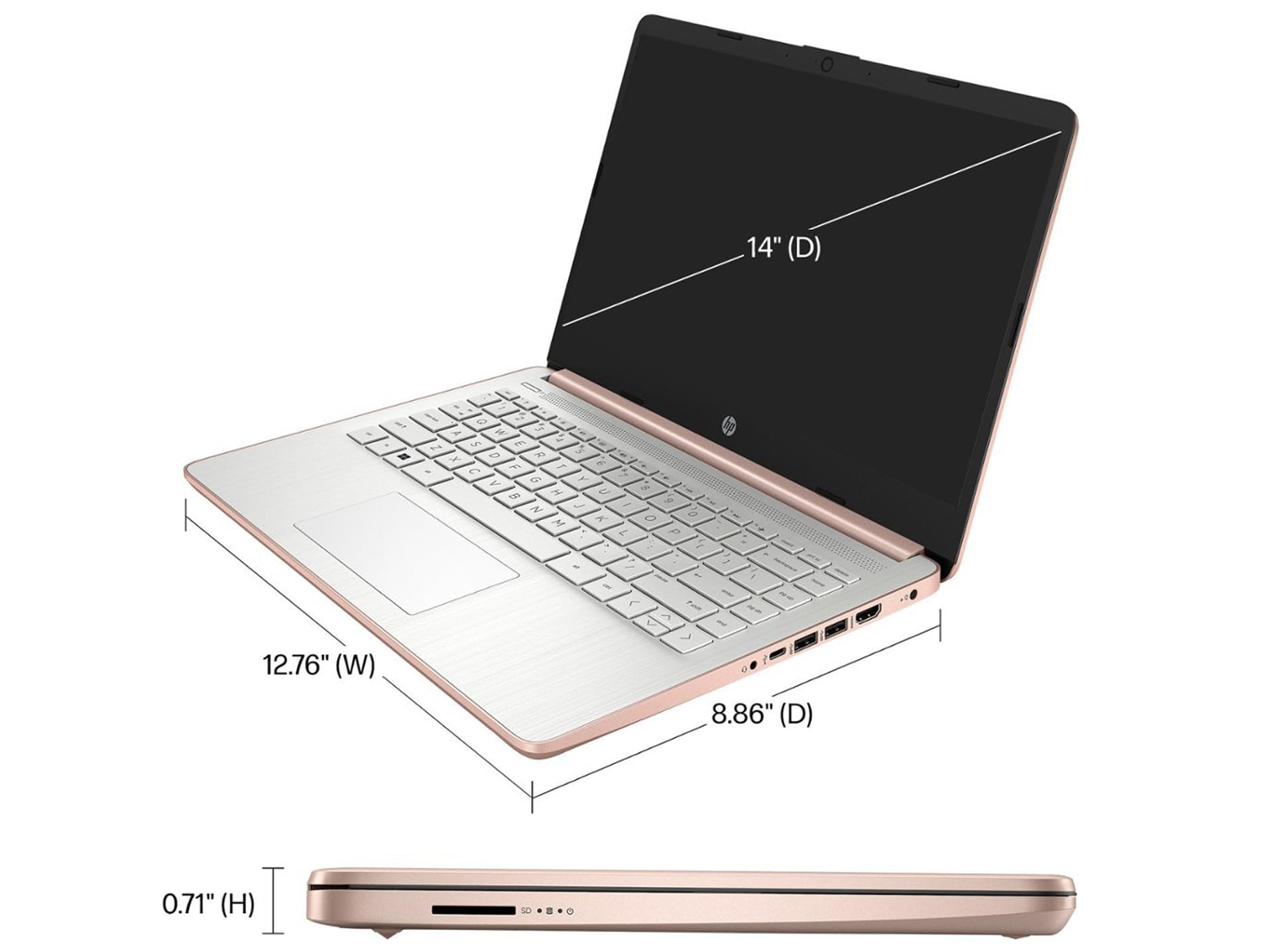 Amazon.co.jp: 2024 HP 14 HD LEDディスプレイノートパソコン、Intel