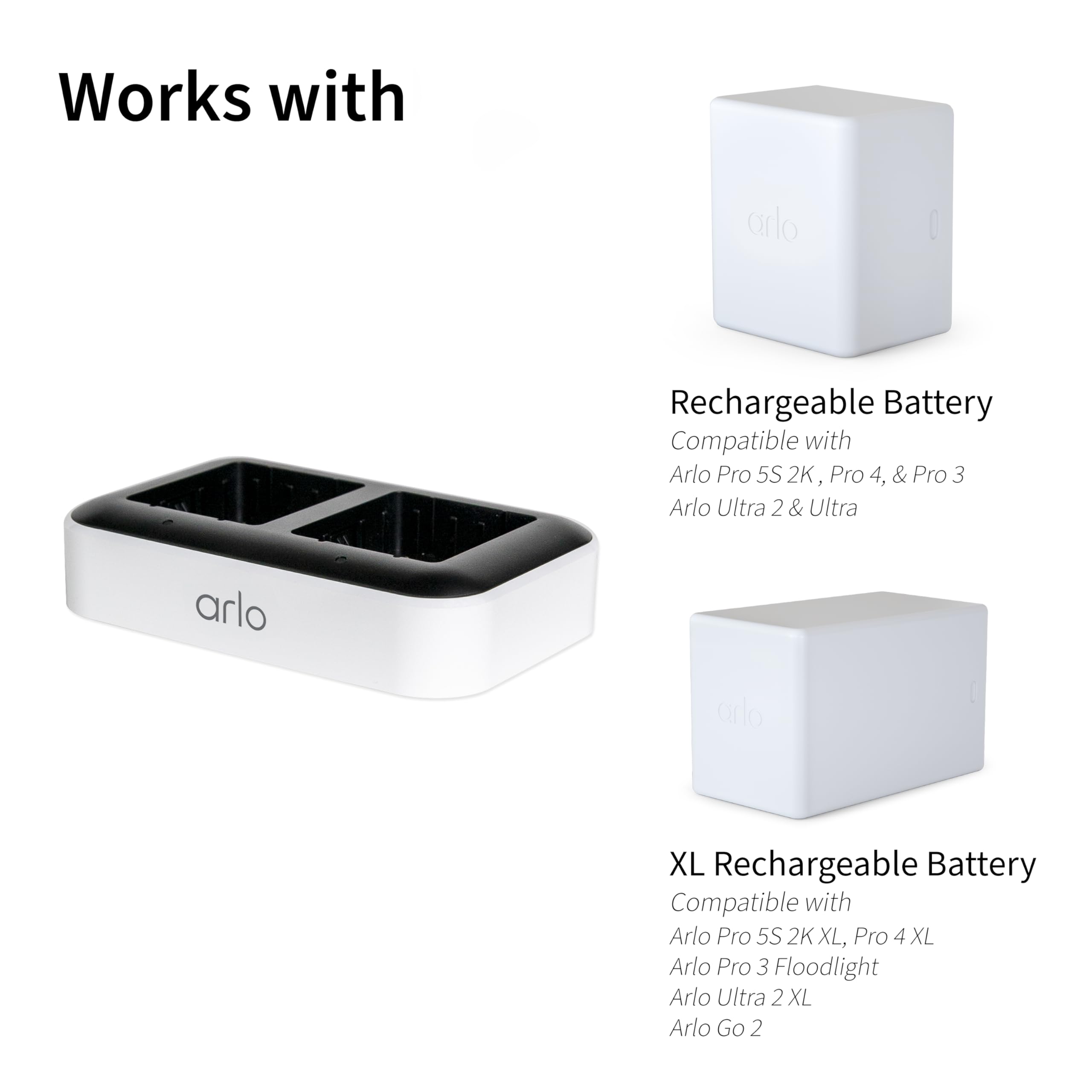 Amazon.com : Arlo Dual Charging Station Certified Accessory