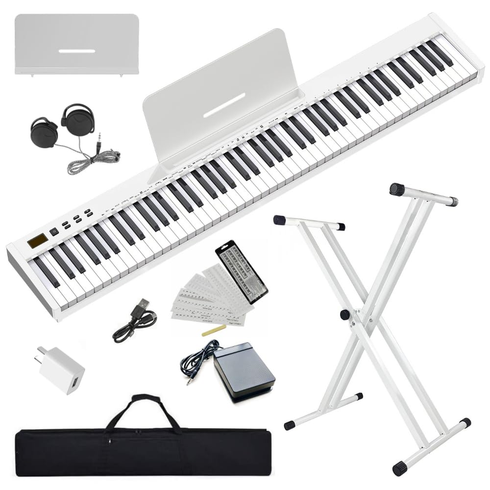 Amazon | 【ピアノスタンドセット】ニコマク NikoMaku 電子ピアノ 88