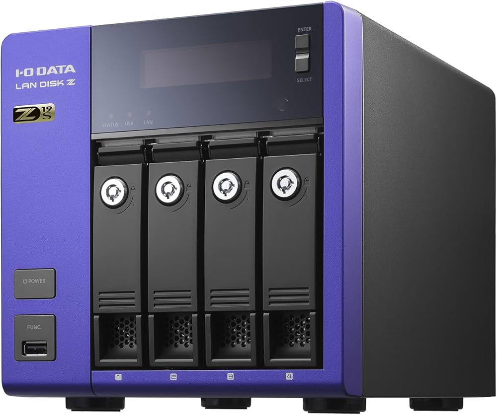 Amazon.co.jp: IODATA 法人向け 4ドライブ NAS 8TB(2TB×4/RAID/10GbE